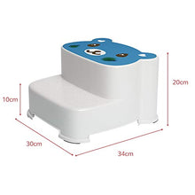 HLWJXS Step Sgabello Bambino Aumentare Gabinetto Sedersi Scala Lavarsi Le Mani Sgabello Passi Antiscivolo Poggiapiedi Bagno Bagno Casa/A / 30×34×20cm
