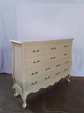 Rokoko - Cassettiera in stile antico Louises, stile barocco, colore: Avorio n. 25, larghezza 150 cm