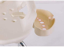 Sgabello da doccia Bagno sgabello bianco addensare in lega di alluminio Bath Chair Altitudine doccia regolabile Sgabello Bagno sgabello da bagno sedia incinta banco Donna Bagno con doccia staccabile B