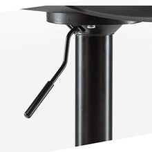 Sgabello Estetista con Back Pp Cushion Bar Stool Stool Sedie A Mano Aperta da Cucina Moderna Sedie da Pranzo con Gambe in Metallo Imbottite,Bianco Nero