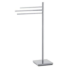 FERIDRAS 154024-B Piantana Portasciugamani, 3 Bracci, Cromo, 26x15x90 cm