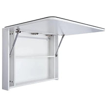vidaXL Armadietto Bagno con Specchio e Luci LED con Ante e Ripiani Interni Elegante Moderno Funzionale Mobiletto Pensile 80x9,5x55 cm MDF e Melamina