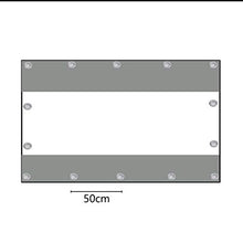 GDMING Trasparente Tenda Divisoria, Telone Impermeabile Robusto Ombrelloni Baldacchini Ombra Rifugi Gazebo Foglio di Vinile in PVC con Occhielli, Personalizzabile (Color : Chiaro, Size : 3x4m)