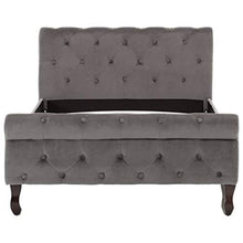 SKM Giroletto Grigio in Velluto 100x200 cm