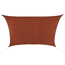 BB Sport Tenda Velo Sole 3m / 4m x 3m Terracotta Trapezio Vela Sole Ombreggiante HDPE Protezione Solare UV 90% Parasole Giardino Esterni