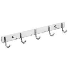 Appendiabiti a Parete(5 ganci)Attaccapanni da muro moderno，Viene fornito con colla e viti，Adatto per cucina, porta, camera, corridoio, bagno ecc.