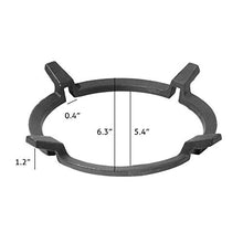 YTGH 1pc Black Wok Stand Ghisa Wok Pan Supporto Rack per bruciatori Piani Cottura a Gas Protettivo Fornelli Forniture da Cucina Accessori per Utensili