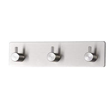 Gancio bagno cucina Potente Autoadesivo Asciugamano Asciugamano Ganci 3 Ganci In Acciaio Inox Impermeabile Porta Parete Ganci Appendiabiti Appendiabiti for Cucina Bagno Soggiorno Gancio per asciugaman
