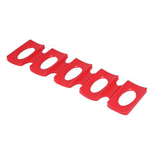 Tappetini per bottiglie di vino in silicone per birra, lattine per frigorifero antiscivolo, supporto per rack, per barbecue, cucina domestica, rosso