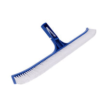 Testa Filo Scopa Pennello Spazzole Piscina Muro Stanza Accessori ABS Bianco Blu 18 Pollici