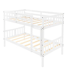 L.W.S Mobili per Camera da Letto Bed Bedroome Bedroome Twin Over Twin Bunk Bed Letto Matrimoniale in Legno con Scala