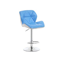 YS Sedia Alta Moda Seduta Design Alta Accoglienza Può Essere Montata e Alzata Sgabello Alto,Blu