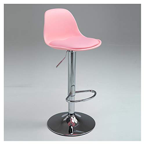 Sedia da Pranzo Stools Regolabile con Schienale E Poggia-Piede,Altezza di Sollevamento Peneumatica,Sedile Gireggiatore,per Studio,Salone E Contatore,Sedie Home Desk.