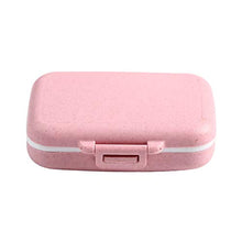 BUBM Portable Pill Organizer 6 Scomparti, Portapillole Tascabile Giornaliero Pillole Contenitore Pillole Organizzatore (Rosa)