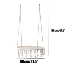 LFLDZ Hammock Chair Kids Hammock Swing, Children Swing Seat Garden Sedia appesa Sedia a Mano in Tessitura a Mano Sedia Altalena, per all'aperto all'Interno