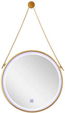 ZCY Specchio per Trucco a LED da Parete Nordico Specchio Rotondo Specchio da Bagno a Parete Specchio da toeletta, Specchio, Decorazione da Bagno, Specchio sospeso