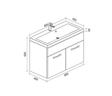 Mobile da bagno paso 02 80 cm lavabo nero lucido - Armadietto a specchio mobiletto lavabo mobili