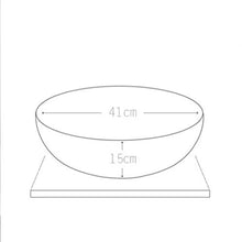 Vetro temperato Verniciato sopra Il lavabo del lavabo del Bacino del lavabo del Bacino del lavabo del lavabo del Bagno Rotondo di Arte Lavandini Bagno