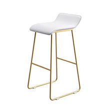 TXXM, sgabello da bar, alla moda, creativo, sedia da bar e da bar con schienale alto, girevole, sgabello per la colazione, per il ristorante (colore: bianco, dimensioni: 80 cm)