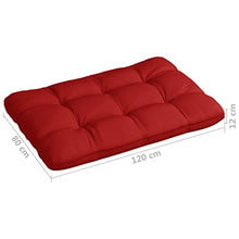 vidaXL Cuscini per Divano su Pallet 5 pz Rossi