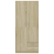 Tidyard Armadio Rovere Sonoma 80x52x180 cm in Truciolato