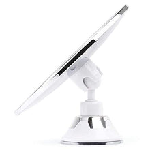 Domeilleur Specchio da barba con ventosa, 360 specchi, piccolo specchio da doccia in metallo cromato, rotondo, per bagno e doccia, colore: argento