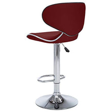 vidaXL Sgabelli da Bar 2 pz Rosso Vino in Similpelle