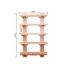 PZW Cremagliera Del Vino Semplice e Creativa Portabottiglie in Legno Massello Stile Semplice Appeso a Parete Portabottiglie per Vino Decorazione Bar Caffetteria