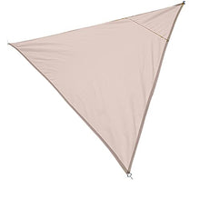 Gebor Outdoor – Schaduwdoek – Driehoek – Tuin – Balcone, Campeggio – Zomer – Stralen Uv – Beige – 3,6 x 3,6 x 3,6 m