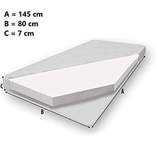 Letto per bambini con funzione estraibile bianco EMMA 160x80 + 2 materassi + 2 telaio, Divano Letto con Doghe in Legno