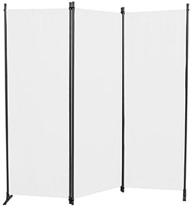 Angerer – Paravento 3 Pezzi in PE, Bianco, 165 x 2 x 165 cm, 630/006/05