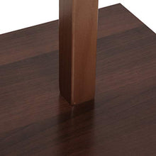 VERSA Wengue Servo Muto Moderno e Multifunzionale, Appendiabiti Indossatore per Camera da Letto e Spogliatoio, Misure (A x L x l) 112 x 35 x 35 cm, Legno, Colore Marrone