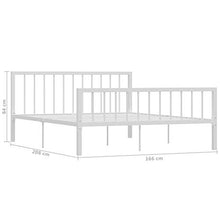 SKM Giroletto Bianco in Metallo 160x200 cm (24.1kg)