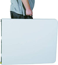 MaxxGarden - Tavolo da giardino in plastica, pieghevole, 180 x 75 x 74 cm, colore: bianco