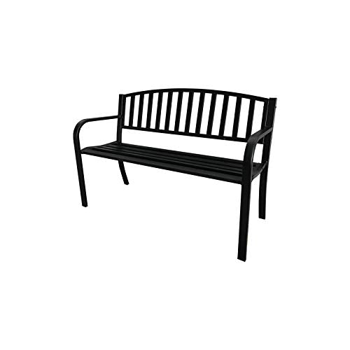 PANCHINA LASIN cm. 119 x 50 x h.75 - nera