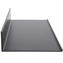 Regun Spazio monostrato per Bagno Nero - Mensola per scaffale in Alluminio Opaco monostrato per Bagno Nero(30cm)