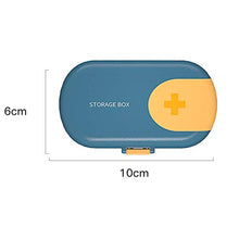 BGSFF Portapillole, Portapillole, Portapillole, Design Aperto e Ampi Scomparti, Portapillole Portapillole Extra Grande Portapillole da Viaggio Portapillole Senza BPA Dispenser di Pillole