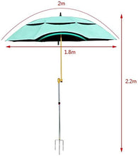 SHANCL Ombrellone Ombrelloni 2M a Doppio Strato Outdoor Umbrella Umbrella Small Courtyard Direzione/Altezza Regolabile ombrellone da Giardino Ombrellone Portable