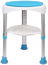 Sgabelli da Doccia Rotondi Regolabili in Altezza Sgabello da Bagno Antiscivolo Sedile Girevole Sgabello da Bagno per Doccia Portante 160 kg 0109