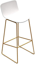 XHCP Mobili per Soggiorno Sgabelli Seggioloni per Ufficio Mobili Moderni Design - 65/70 / 75cm Altezza bancone Sgabello da Bar con Schienale Medio Base in Metallo - Seduta ergonomica in