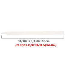 Palizzata del Giardino Divisoria 3PCS, Palizzata in Legno di bambù Naturale, Adatta per Giardino Esterno,Bianca,Stakes