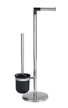 WENKO Parus Piantana Portarotolo e Scopino WC, Acciaio Inossidabile & 15148100 Piantana Portasalviette Exclusif - 3 Bracci Mobili, Acciaio, 48.5 x 90 x 28.5 cm, Cromo