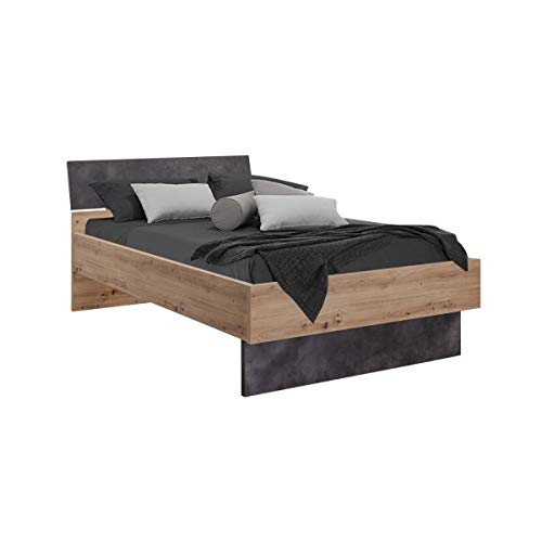 Composad Letto 1PIAZZA E 1/2 GIROLETTO Rovere Artisan E TADAO