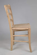 Tommychairs - Set 4 sedie modello Cuore per cucina bar e sala da pranzo, robusta struttura in legno di faggio levigato, non trattato, 100% naturale e seduta in legno