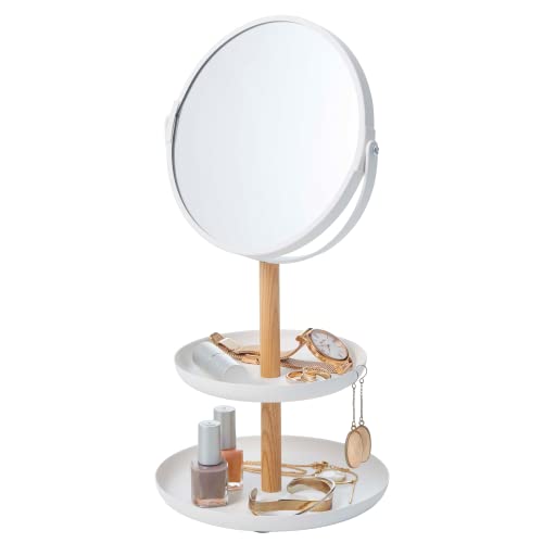 yamazaki Gerson 2314 supporto portagioie con specchio bianco