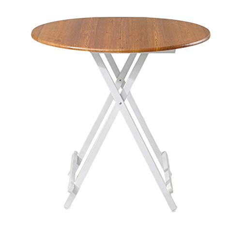 Tavolo Da Tavolo Pieghevole Semplice Tavolo Da Pranzo Pieghevole, Tavolo Rotondo Portatile Multifunzionale, Studio Conveniente Tavolo Rotondo In Dormitorio, Adatto Per Studio / Ufficio / Sala Da Pranz