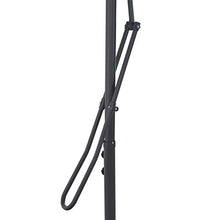 Festnight Ombrellone da Balcone con Base, Ombrellone da Giardino, Ombrellone da Balcone, Ombrellone con Palo in Acciaio, Nero 250x250x230 cm