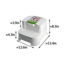LZL Sgabello WC Multi-Function Squatty Vatty Bambini WC per Bambini Sgabello Antiscivolo Uso in Qualsiasi Bagno Vasino Tozzo (Color : White, Dimensione : Conventional)