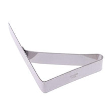 Lunji, clip per tovaglia, 4 pezzi, in acciaio inox, per interni ed esterni