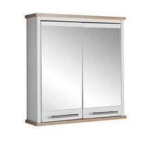 House & Homestyle - Armadietto a doppio specchio, altezza 54 cm x larghezza 52 cm x profondità 14 cm, bianco